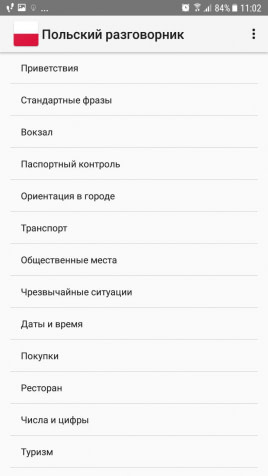 Польский разговорник
