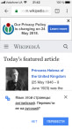 Chrome for mobile